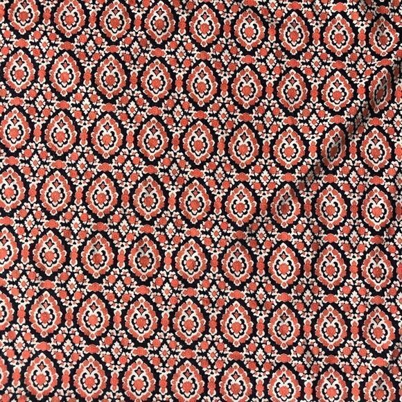 Talbots size medium patterned partial button down top - Picture 4 of 7